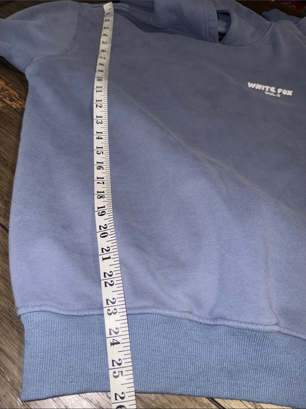 White Fox Boutique Hoodie Vol. 3 Sweater in Ocean size Small/Medium - Picture 6 of 12